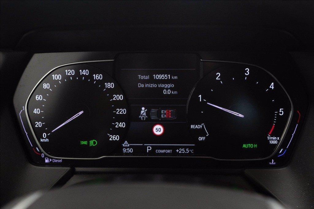 BMW 116d Advantage auto del 2021