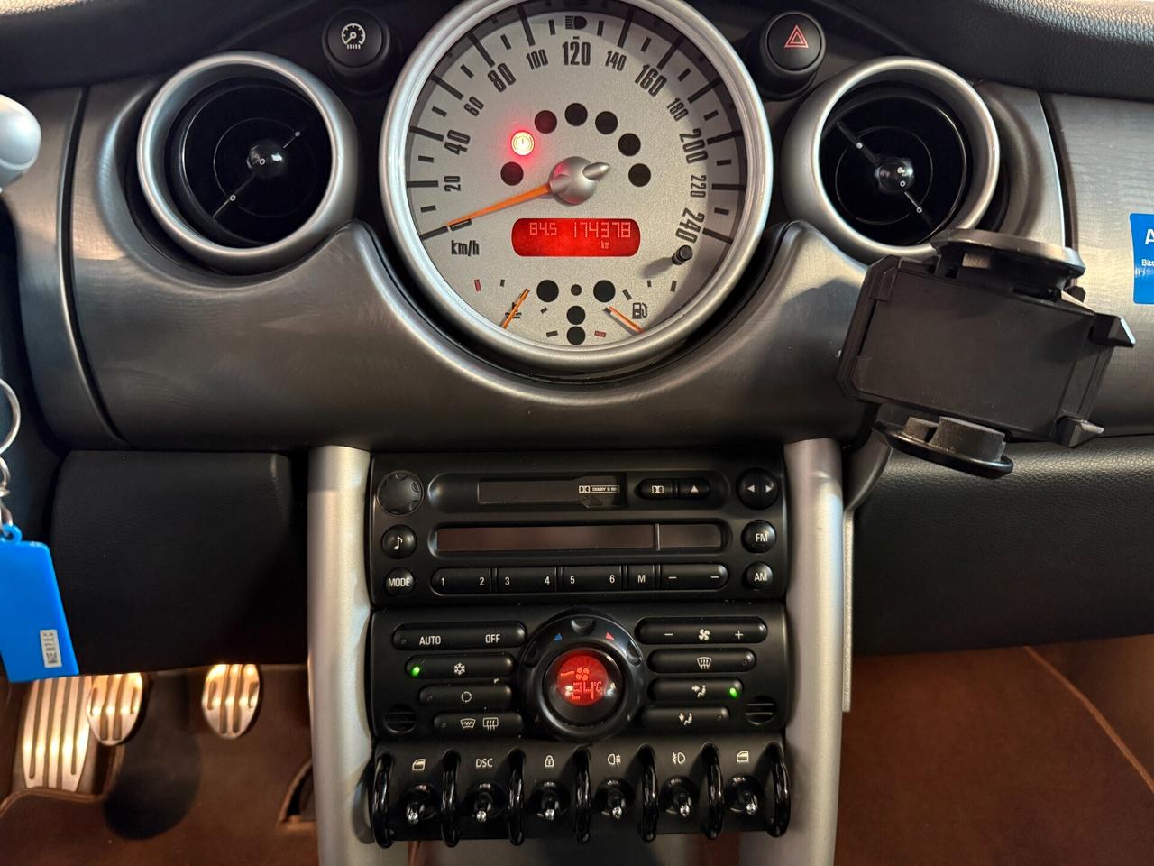 Mini 1.6 COOPER S KIT JCW ORIGINALE 200cv - TETTO - PELLE