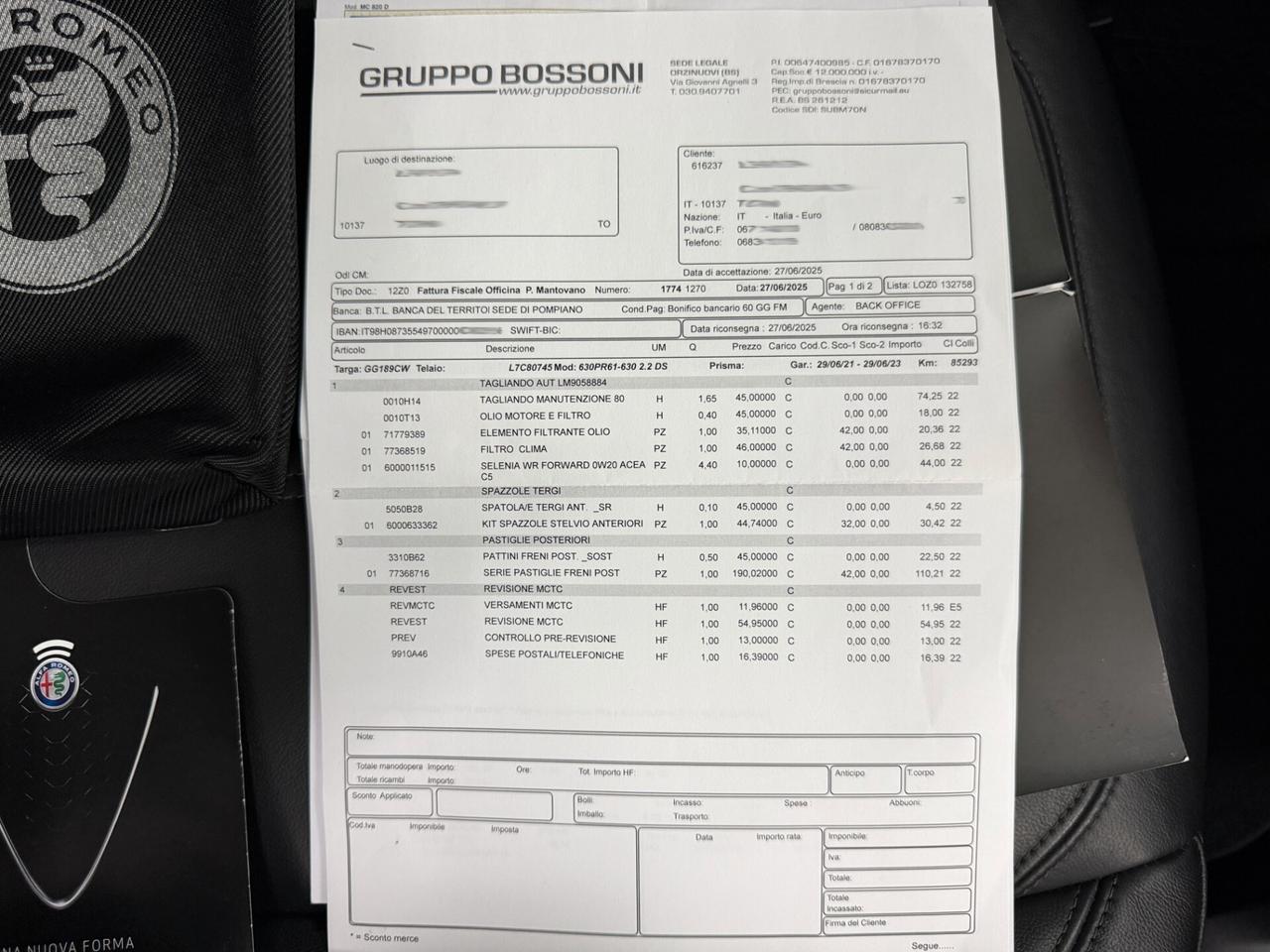 Alfa Romeo Stelvio 2.2 TD 190 CV CERCHI 20" PELLE TOTALE PADDLE RETROCAMERA EXECUTIVE PERFETTA UNICO PROPRIETARIO