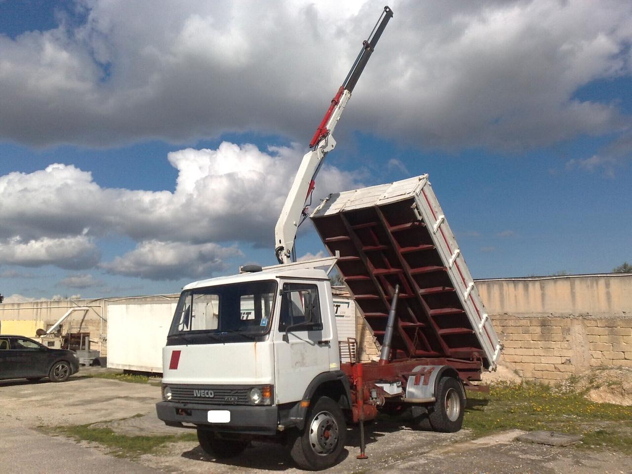 Iveco 109.14 RIBALTABILE + GRU' - 1986