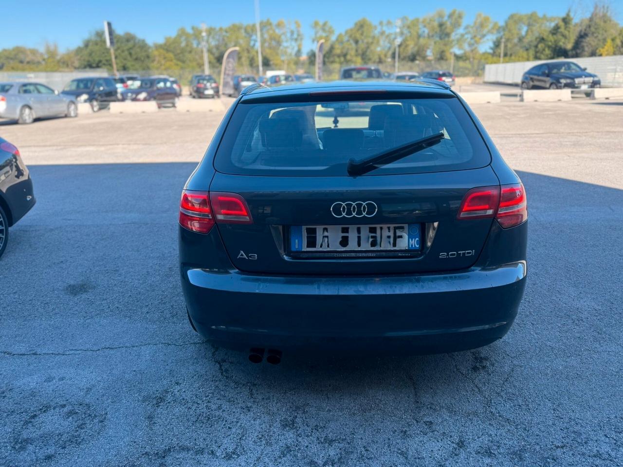 AUDI A3 SPB 2.0 TDI 2010 12 MESI DI GARANZIA