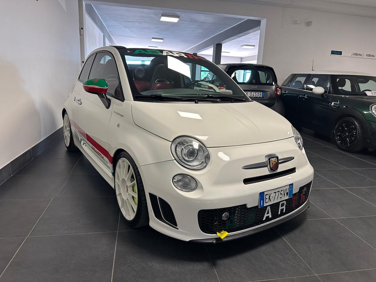 ABARTH CABRIO OVER 300CV MTA PELLE ROSSA PRONTA CONSEGNA