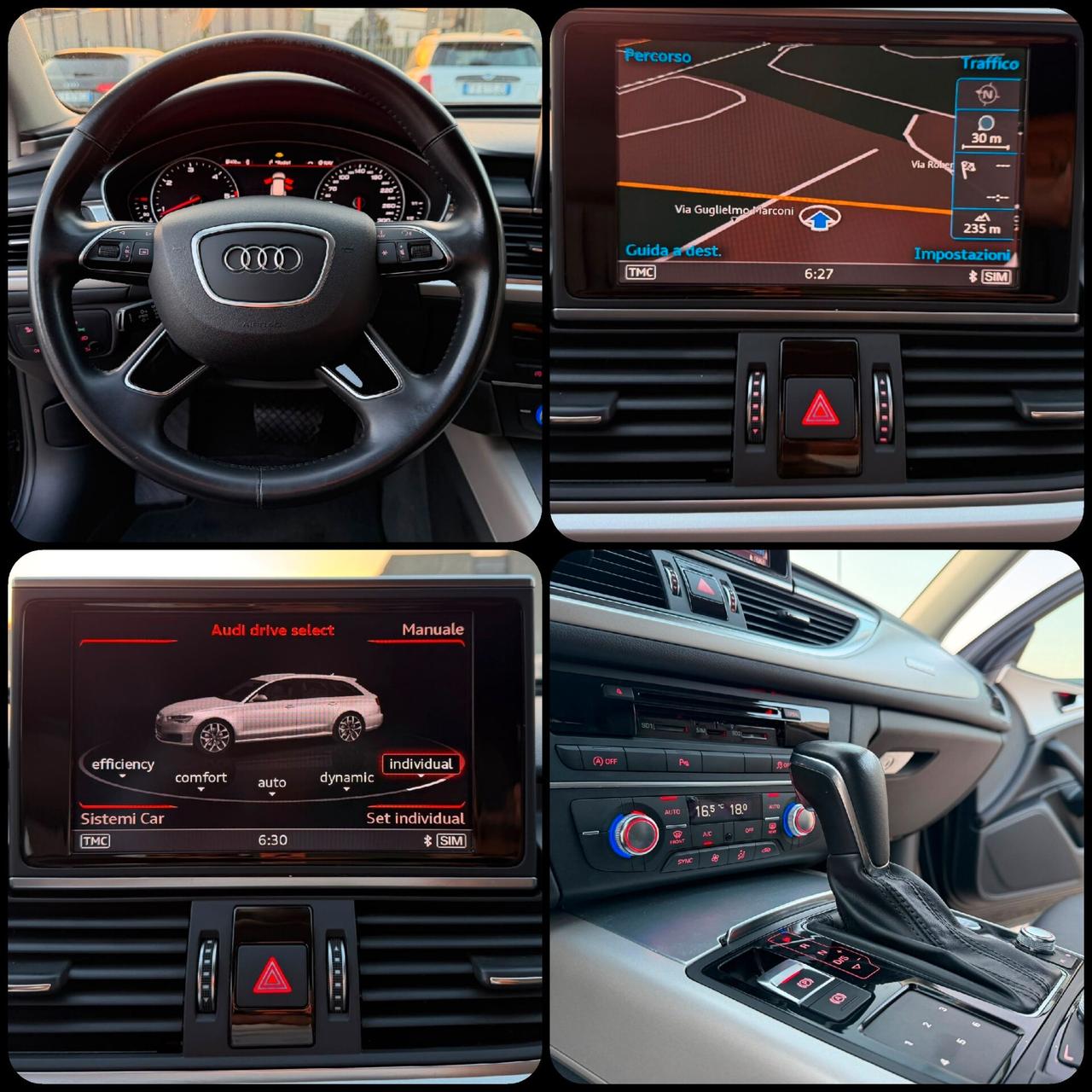 Audi A6 2.0 TDI 190 CV quattro AUTO NAVIGA PELLE CRUISE SENSORI PDC