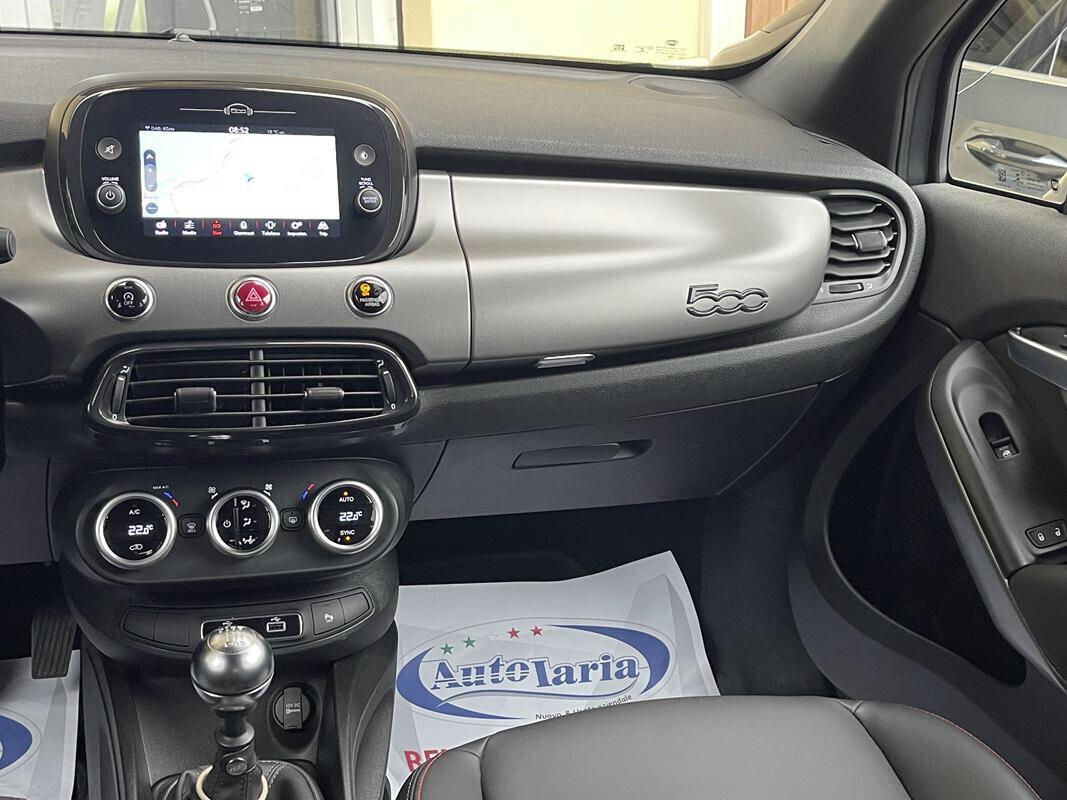 Fiat 500X 1.6 MultiJet 130 CV Sport Fari Full LED, Retrocamera, Navigatore, Cerchi 18, Grigio opaco