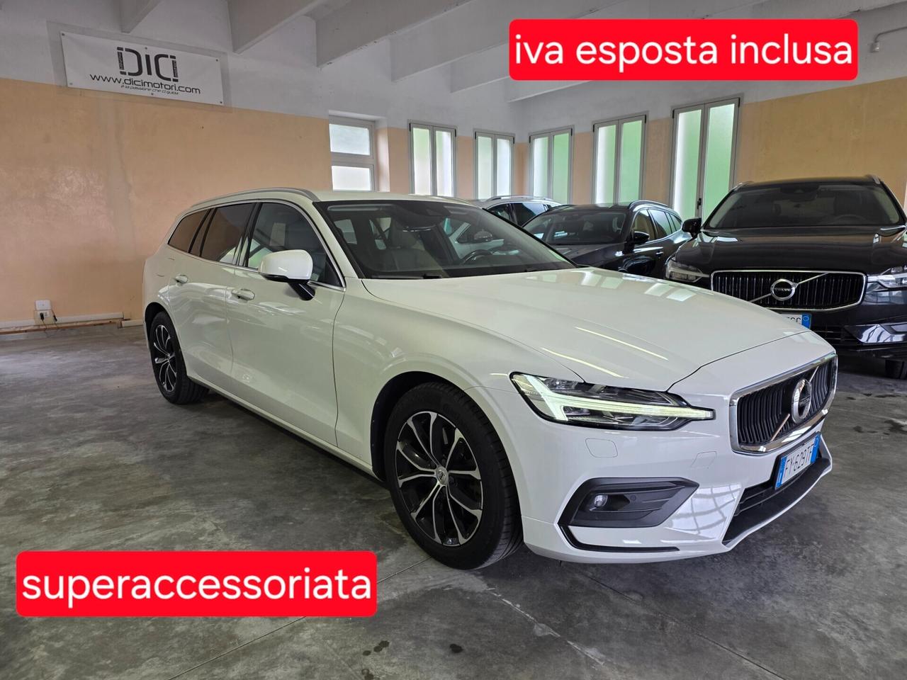 Volvo V60 D4 Geartronic gancio traino, uniproprietario, €6D