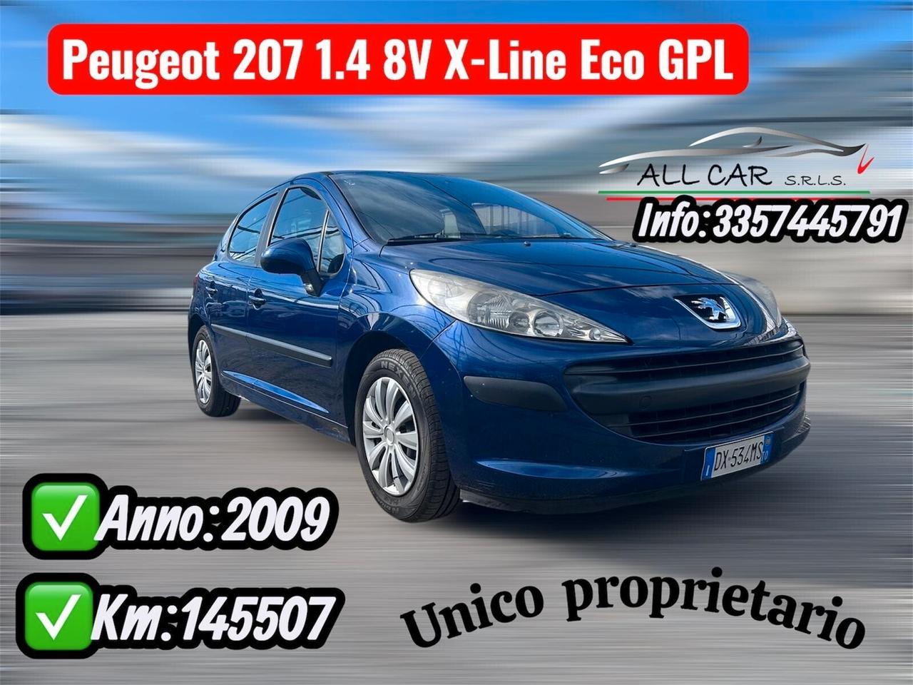 Peugeot 207 1.4 8V 75CV 5p. X Line ECO GPL