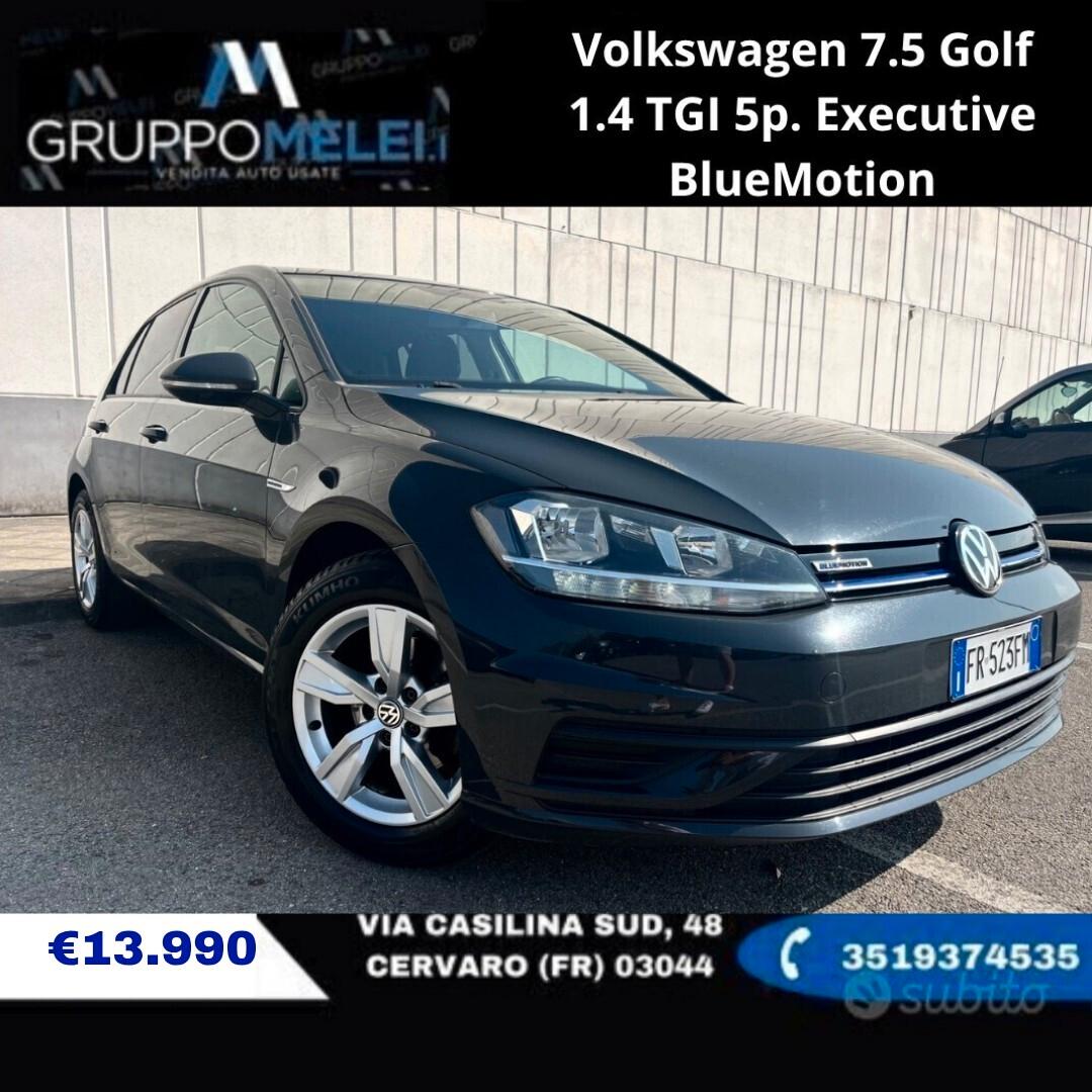 Volkswagen 7.5 Golf 1.4 TGI 5p. Executive BlueMotion