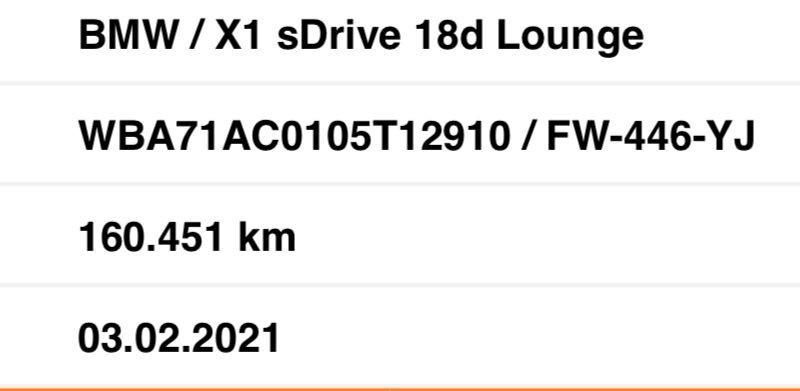 BMW X1 SDRIVE 150CV