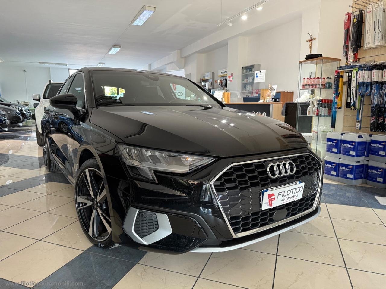AUDI A3 SPB 35 TDI 150CV S tronic Business Advanced PACK SLINE - LUCI D'AMBIENTE