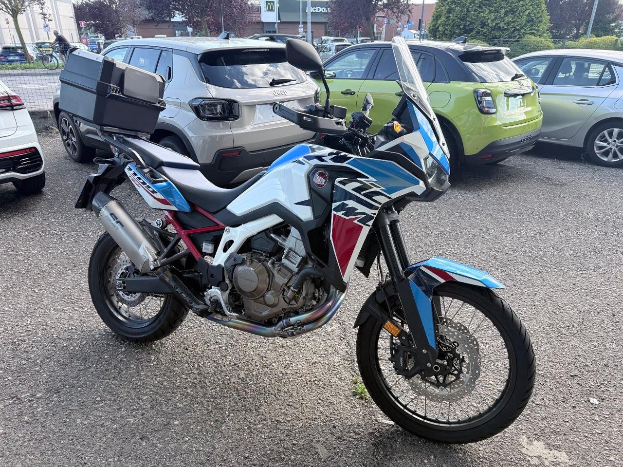HONDA Africa Twin 1100 CRF 1100L Abs Scarico completo Titanio