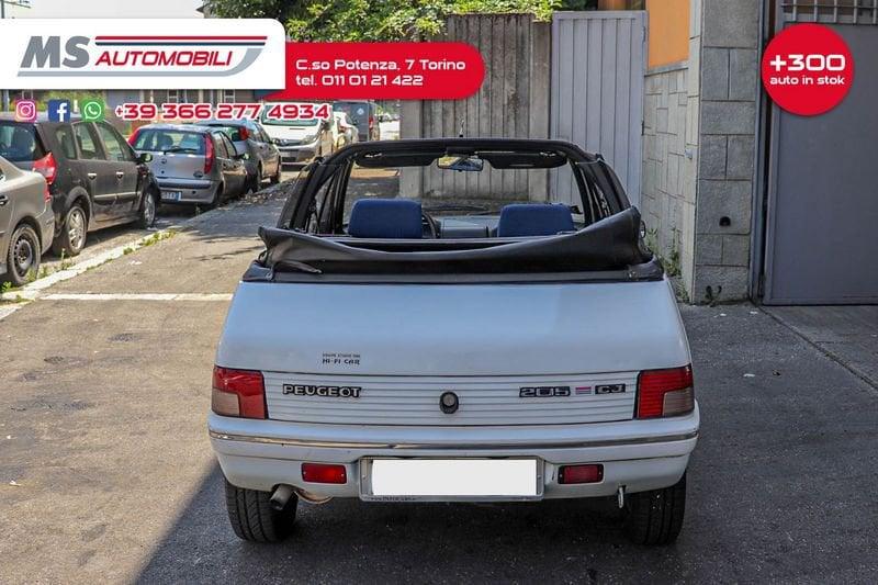 Peugeot 205 1.1i cat Cabriolet CJ Unicoproprietario