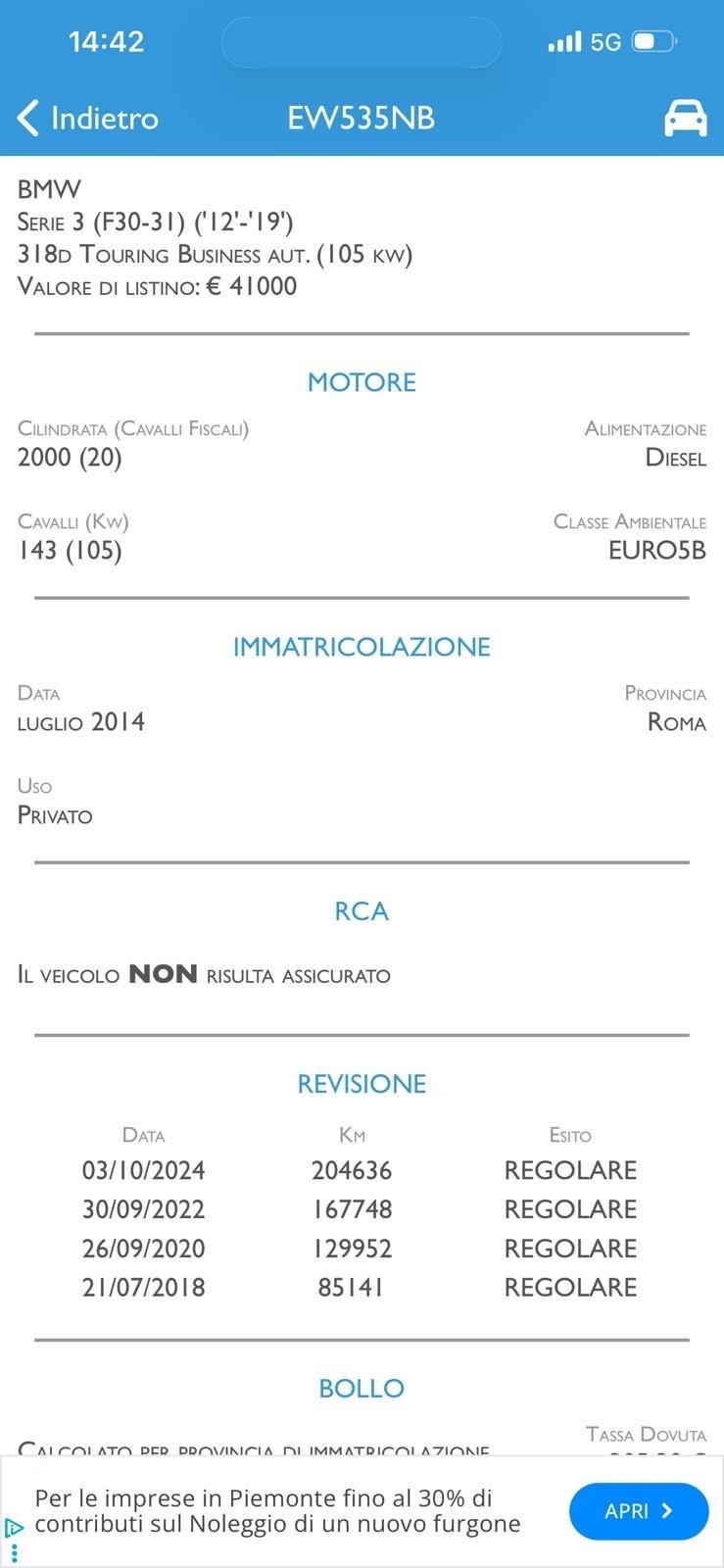 Bmw 318 318d Touring Modern