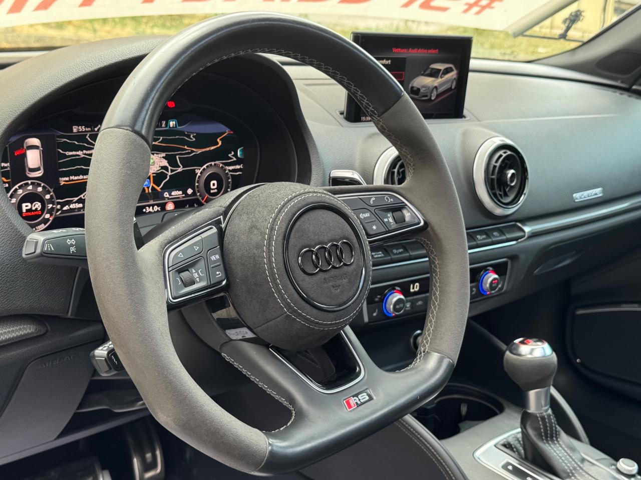 AUDI RS3 2.5 TFSI 400 CV TETTO SCARICO VIRTUAL FULL