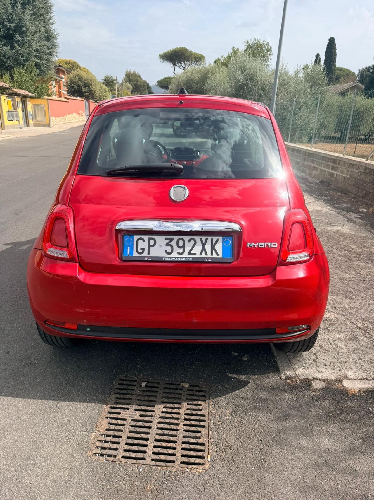 FIAT 500 1.0 HYBRID garanzia inclusa 12 mesi 2023 – 38.000 KM – CARPLAY – CERCHI IN LEGA