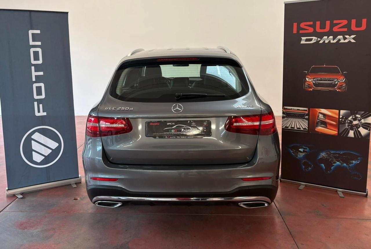 MERCEDES GLC 250 CAMBIO AUT. 4MATIS Diesel 2.5 4X4 Km 129.696 certificati garanzia 12 mesi