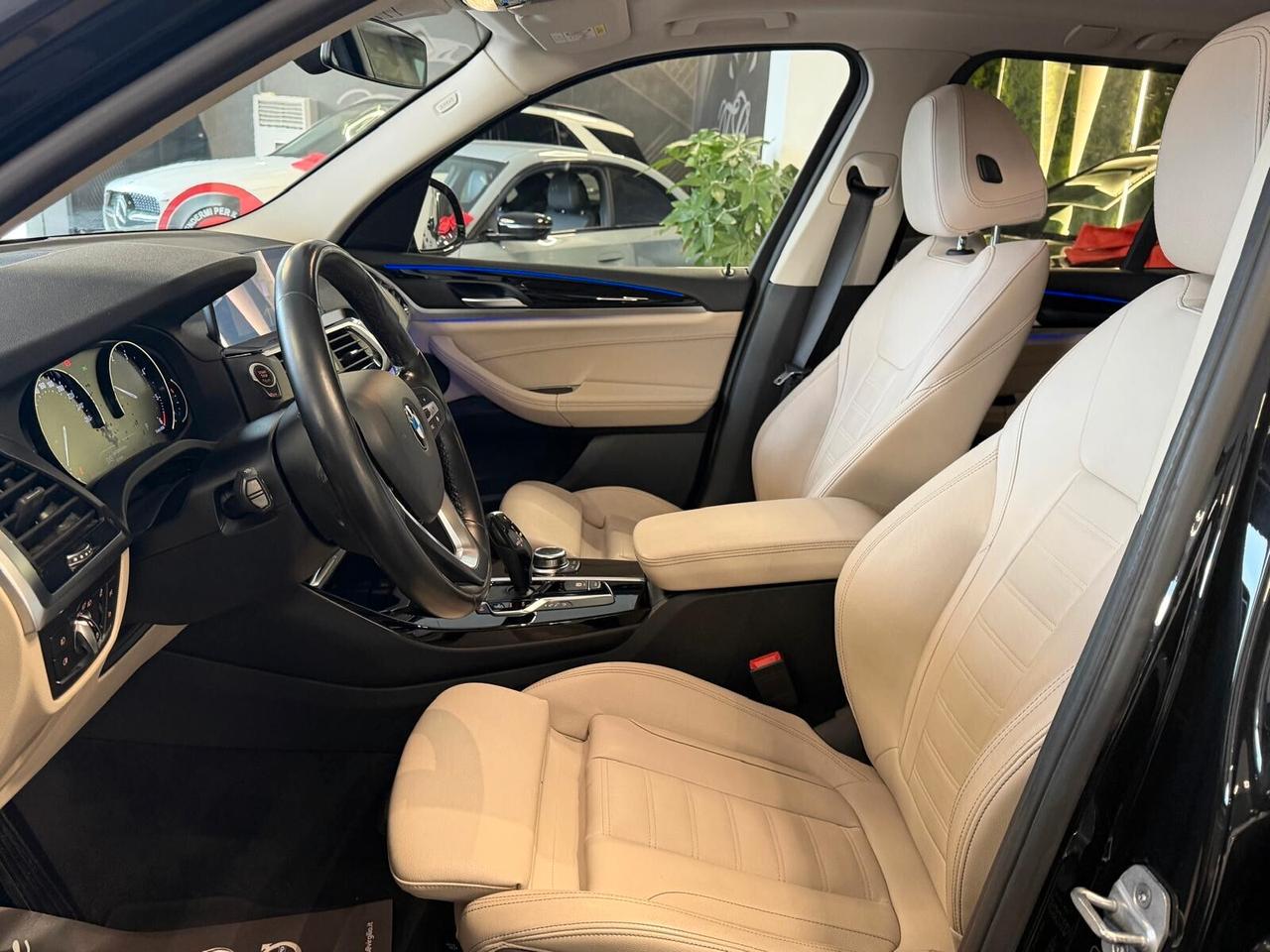BMW X3 20D X-DRIVE X-LINE 190CV PELLE NAVI CRUISE ANNO 2020