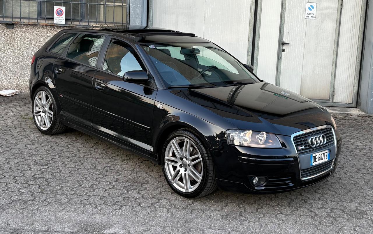 Audi A3 2.0 TFSI 200cv quattro Sline doppio tetto full