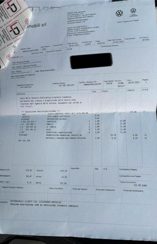 Volkswagen Golf 5 Porte Golf 5p 2.0 tdi Gtd dsg