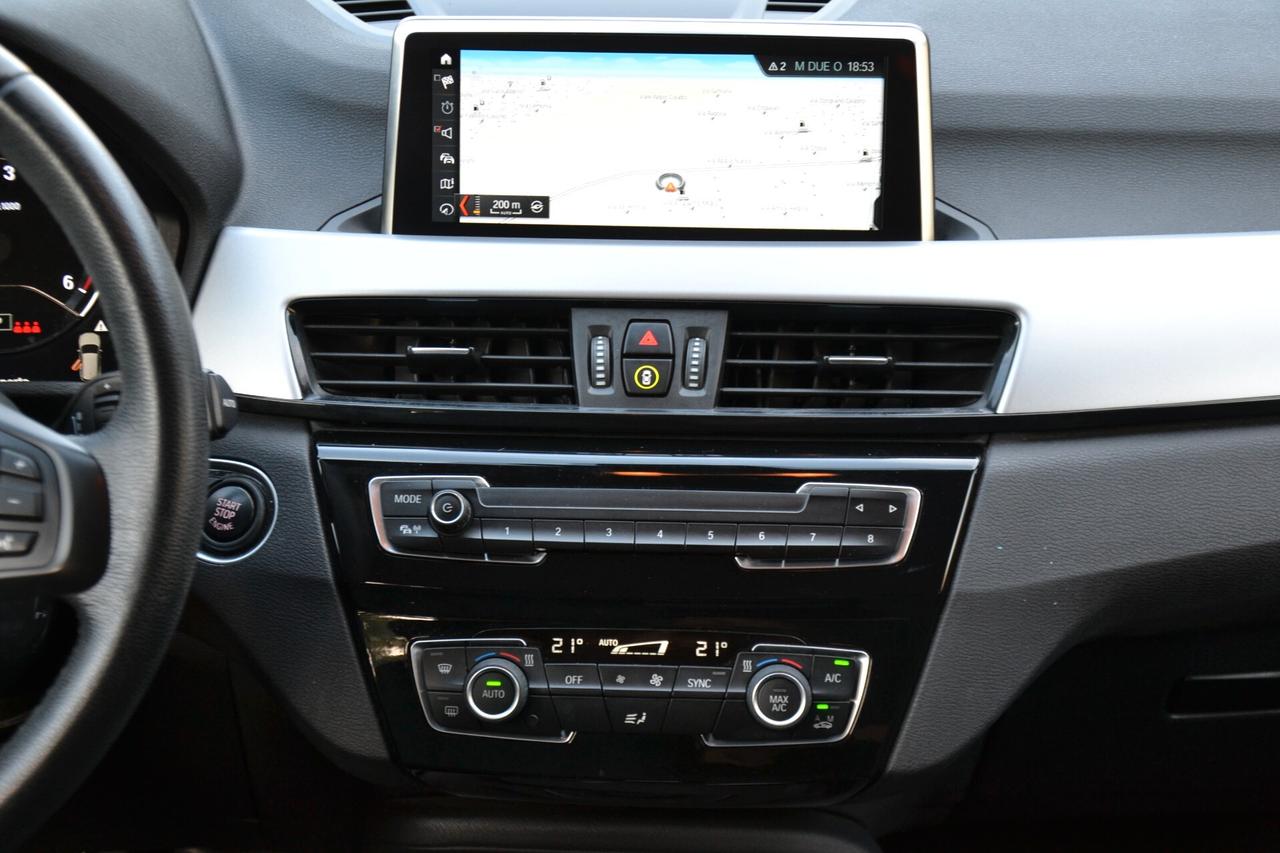 Bmw X1 1.5D 116CV AUTOMATICA PREZZO SENZA VINCOLI UNIPRO' ITALIANA FATTURABILE GARANZIA 12M TAG