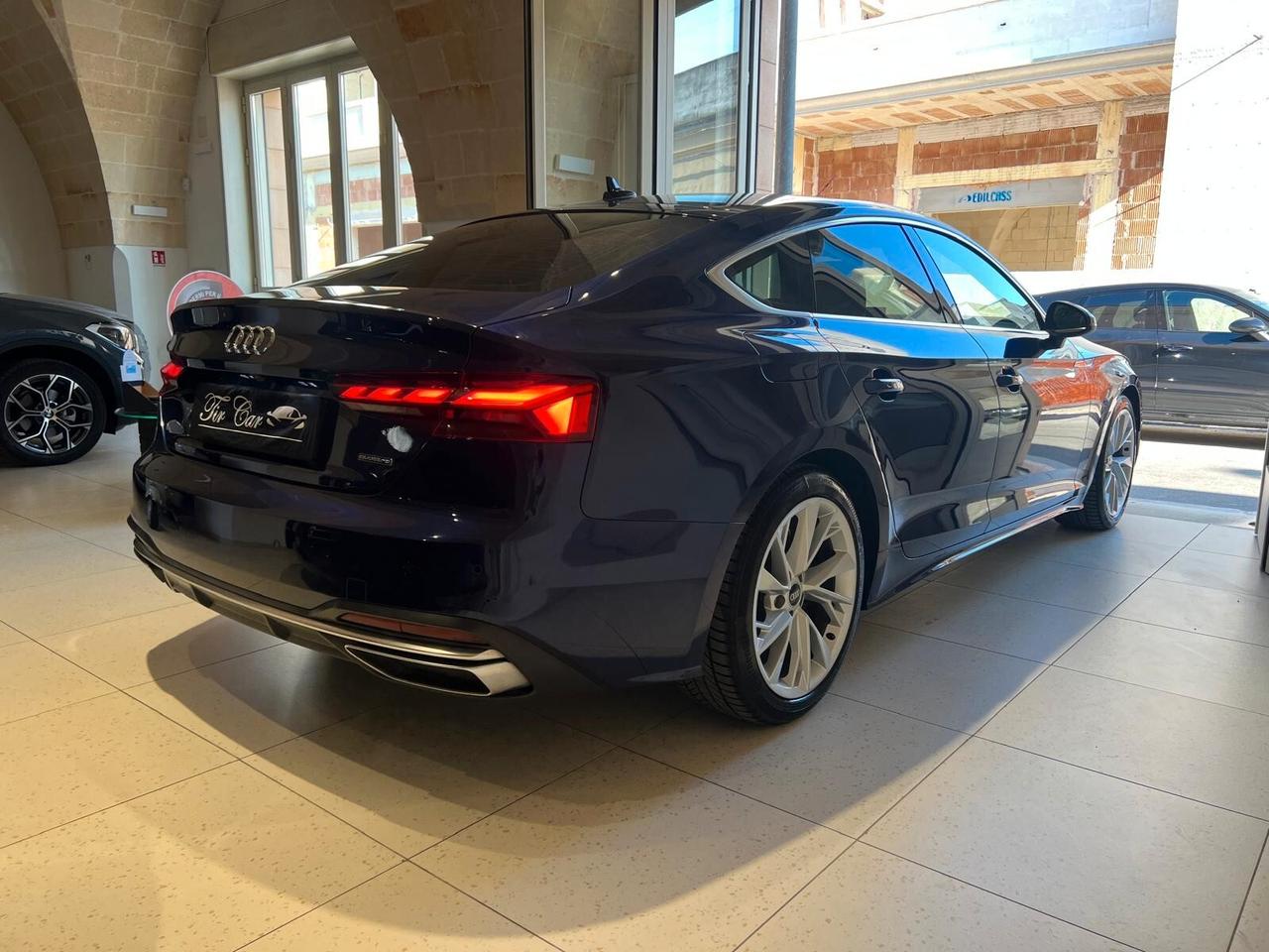 AUDI A5 SPORTBACK 40 TDI MEHV 204CV QUATTRO PELLE NAVI CAM ANNO 2021