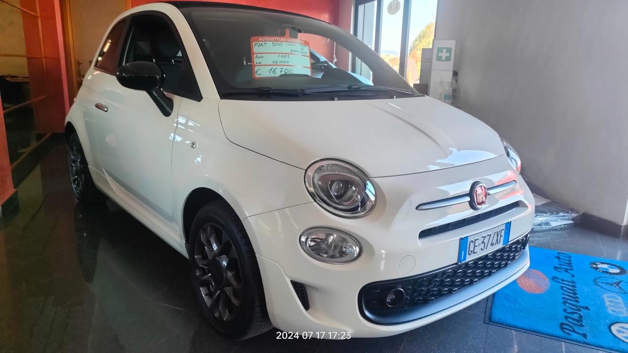 Fiat 500 CABRIO SPORT HYBRID 1.0