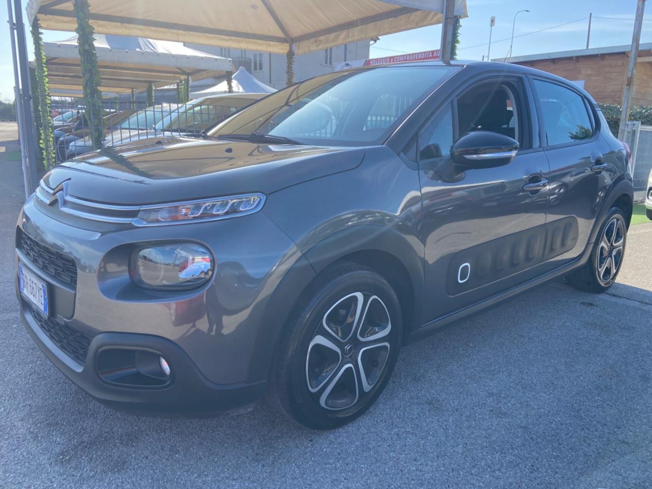 Citroen C3 1.2 BENZ SHINE 2018 NUOVA GARANZIA