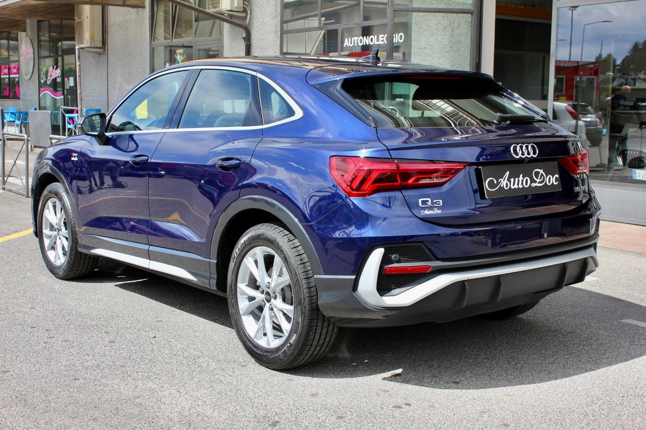 Audi Q3 SPB 35 TFSI S line edition VIRTUAL COCKPIT FARI FULL LED NAVY