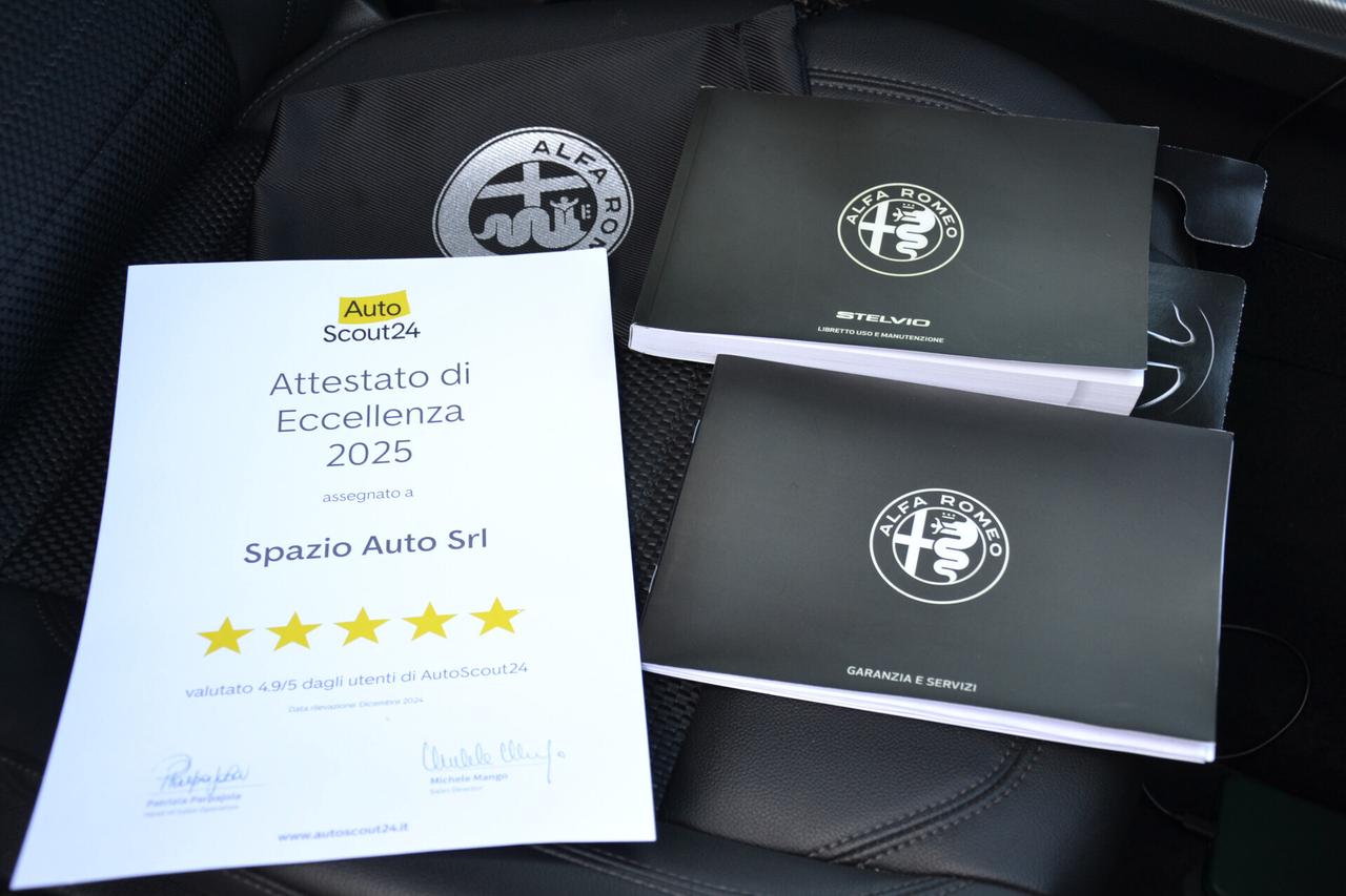 Alfa Romeo Stelvio 2.2 190CV AT8 Q4 SPRINT **PAD.F1-LED-NAV-RETROCAM*