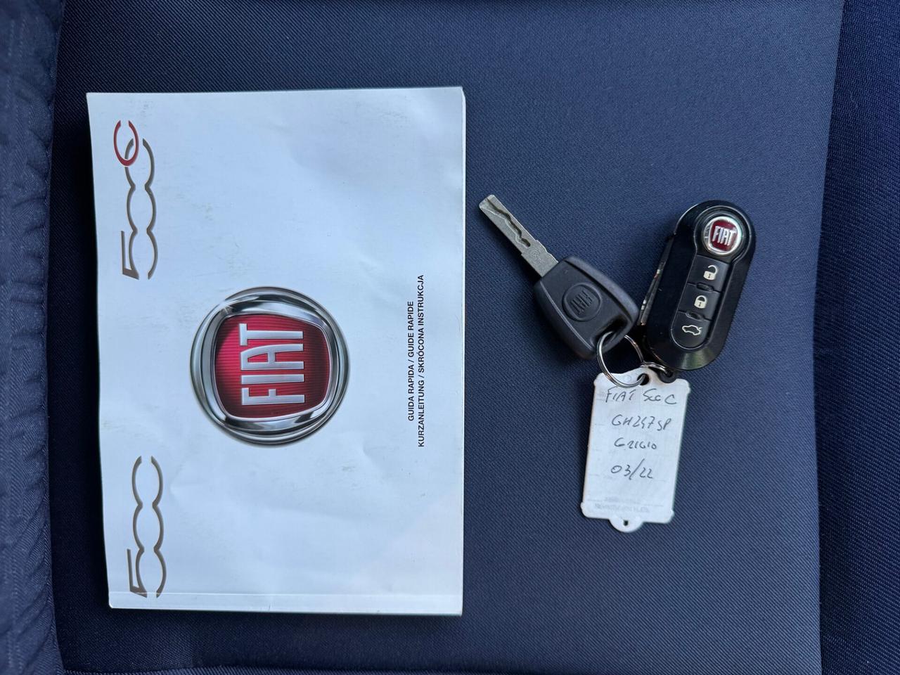 Fiat 500 C 1.0 hybrid (Red) 69Cv GARANZIA 24 MESI