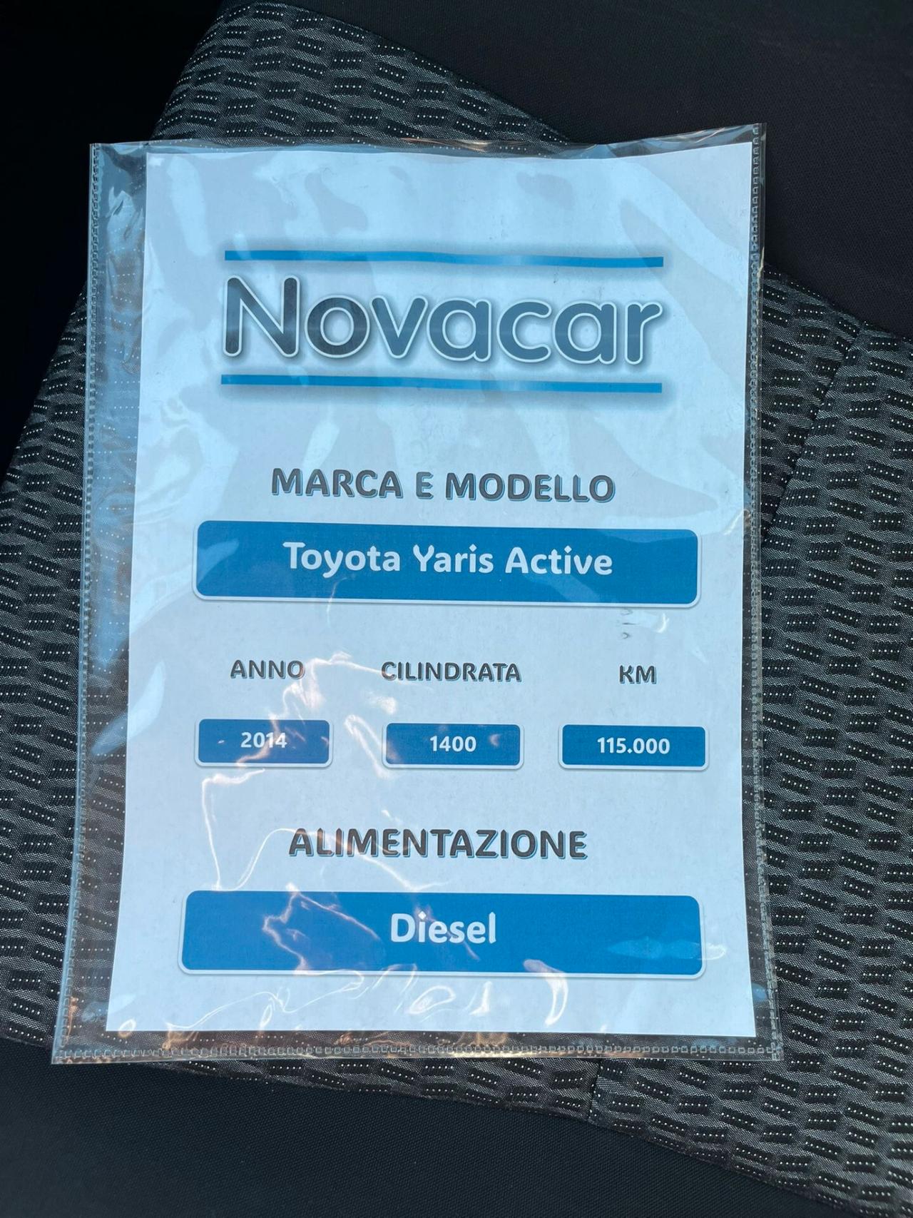 TOYOTA YARIS 1.4 D-4D90 CV ACTIVE 5P
