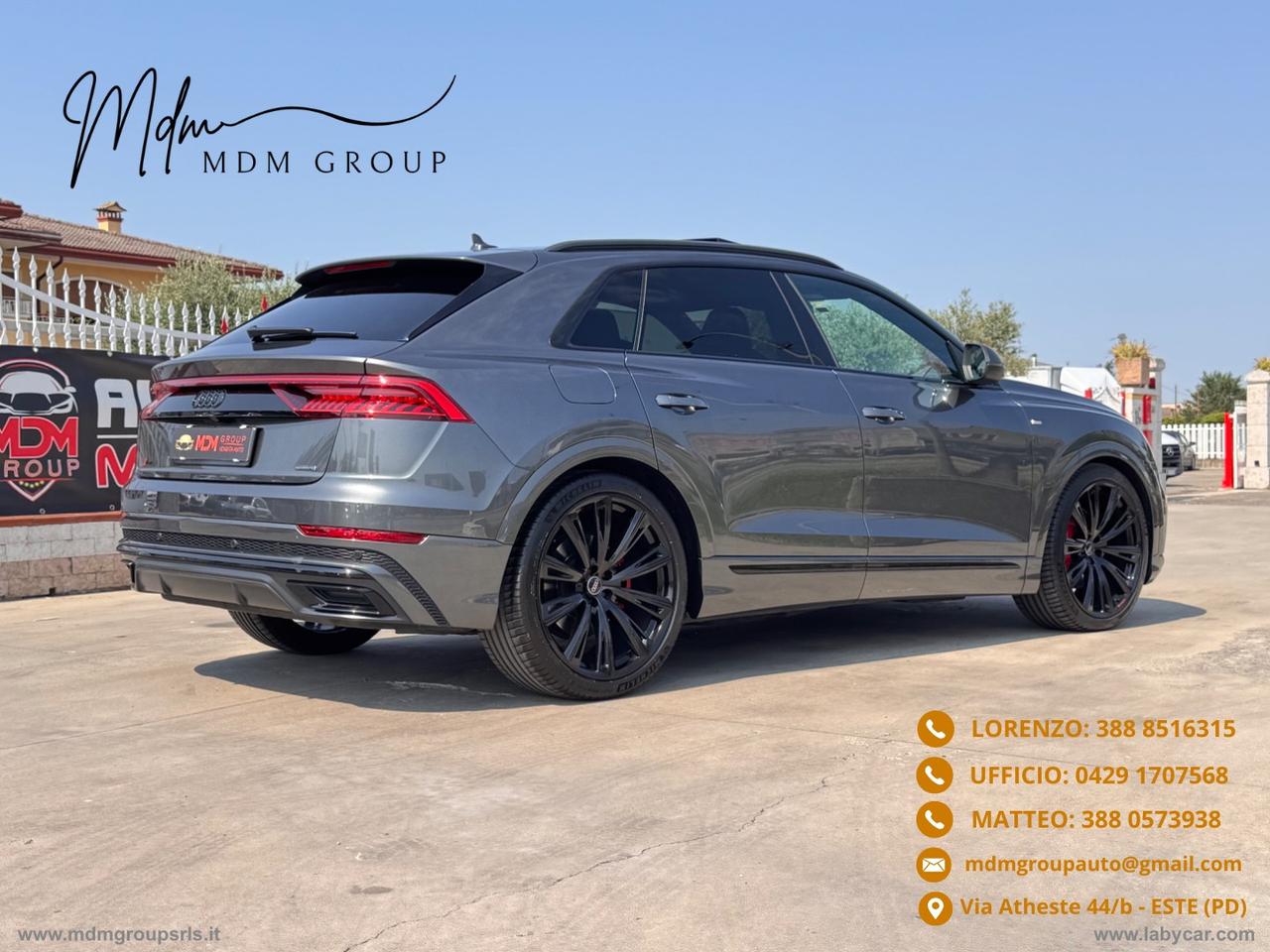 AUDI Q8 50 TDI 286 CV qu.tiptr. S line PLUS TAGLIANDI OFFICIALI