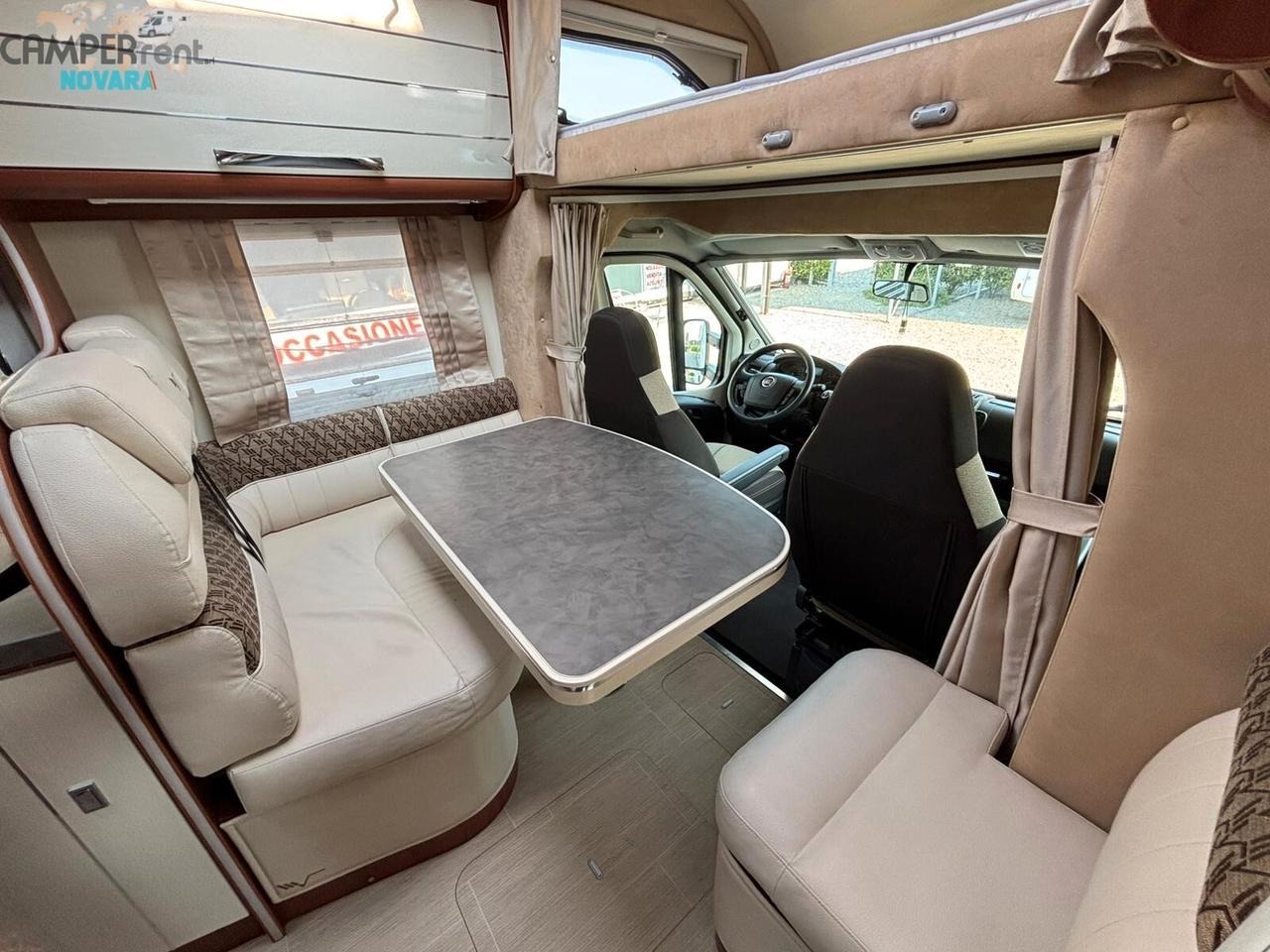 MOBILVETTA KEA M76 - mansardato con letti gemelli in coda ed ampio garage foro 94 x 117