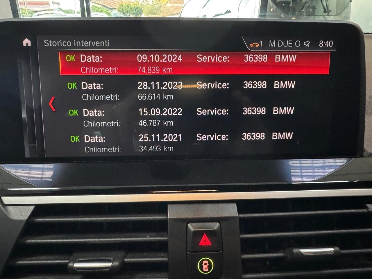 Bmw X3 xDrive20d xLine FULL OPTIONAL SEMPRE TAGLIANDI