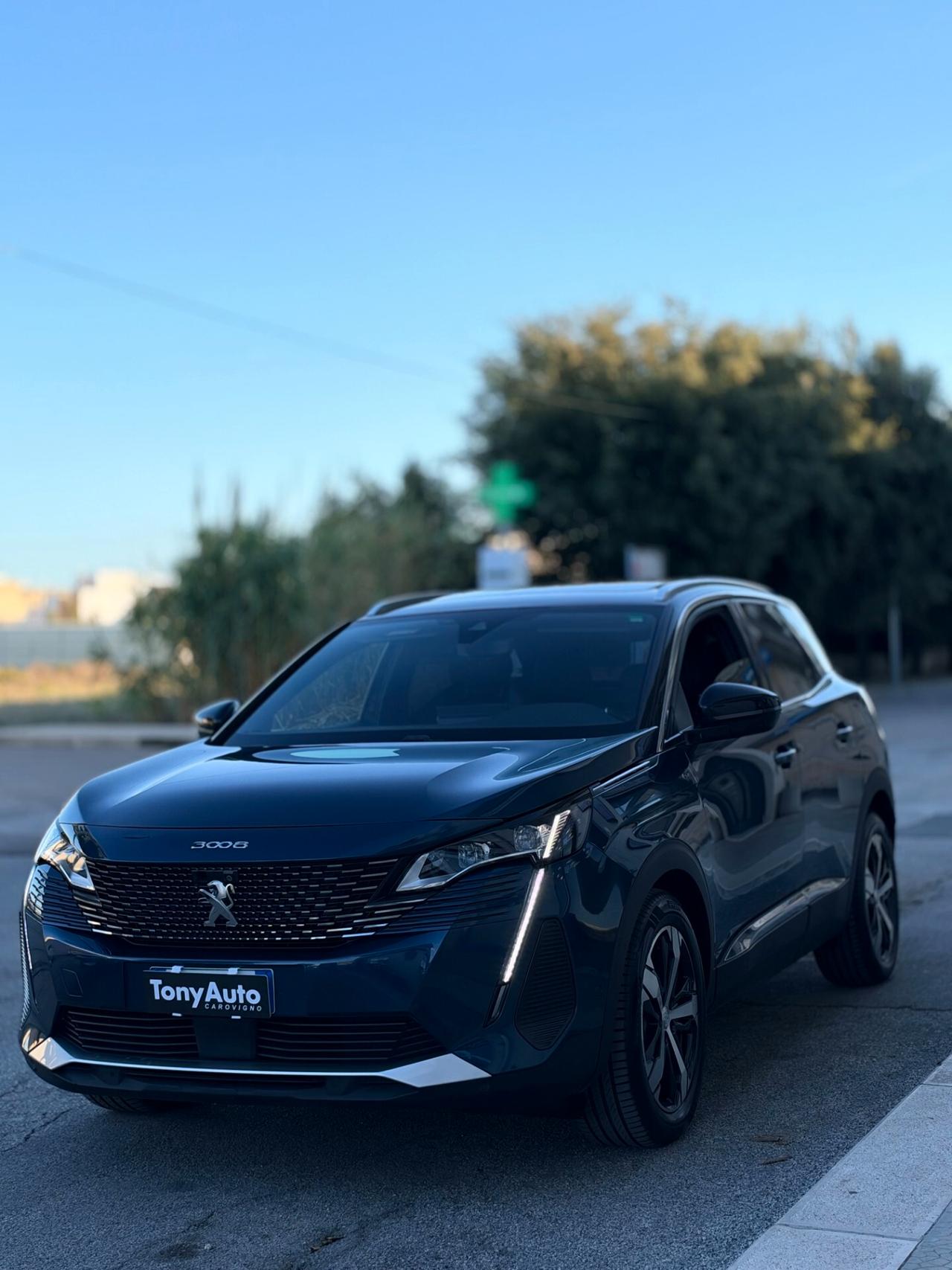 Peugeot 3008 1.5 bluehdi GT S con TETTO APRIBILE,VIRTUAL COCKPIT,APPLE CARPLAY,TELECAMERA 360,INTERNI ALCANTARA/P