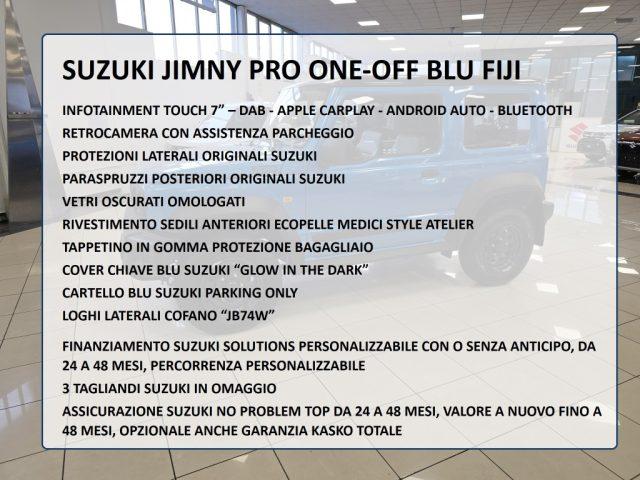 SUZUKI Jimny 1.5 5MT PRO NUOVO ALLESTIMENTO ONE-OFF BLU FIJI