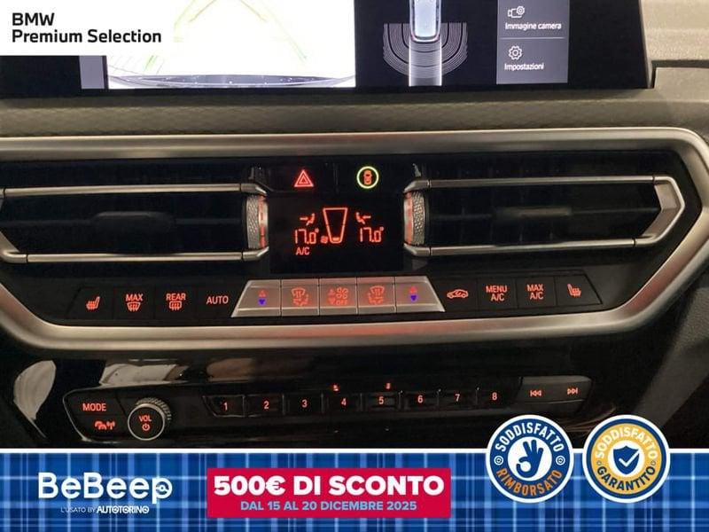 BMW X3 XDRIVE20D MHEV 48V MSPORT AUTO