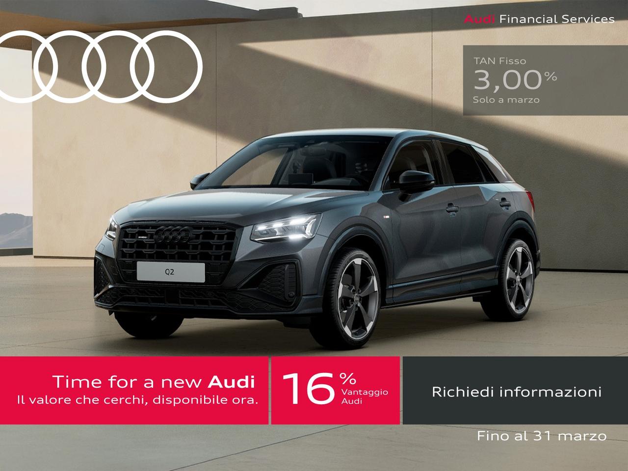 Audi Q2 35 2.0 tdi identity black quattro s-tronic