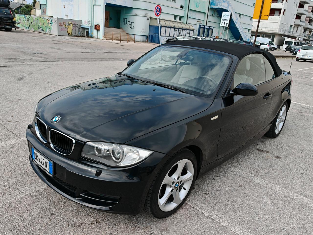 Bmw 120 120D CABRIO UNI PROP MAI INCIDENTATA.