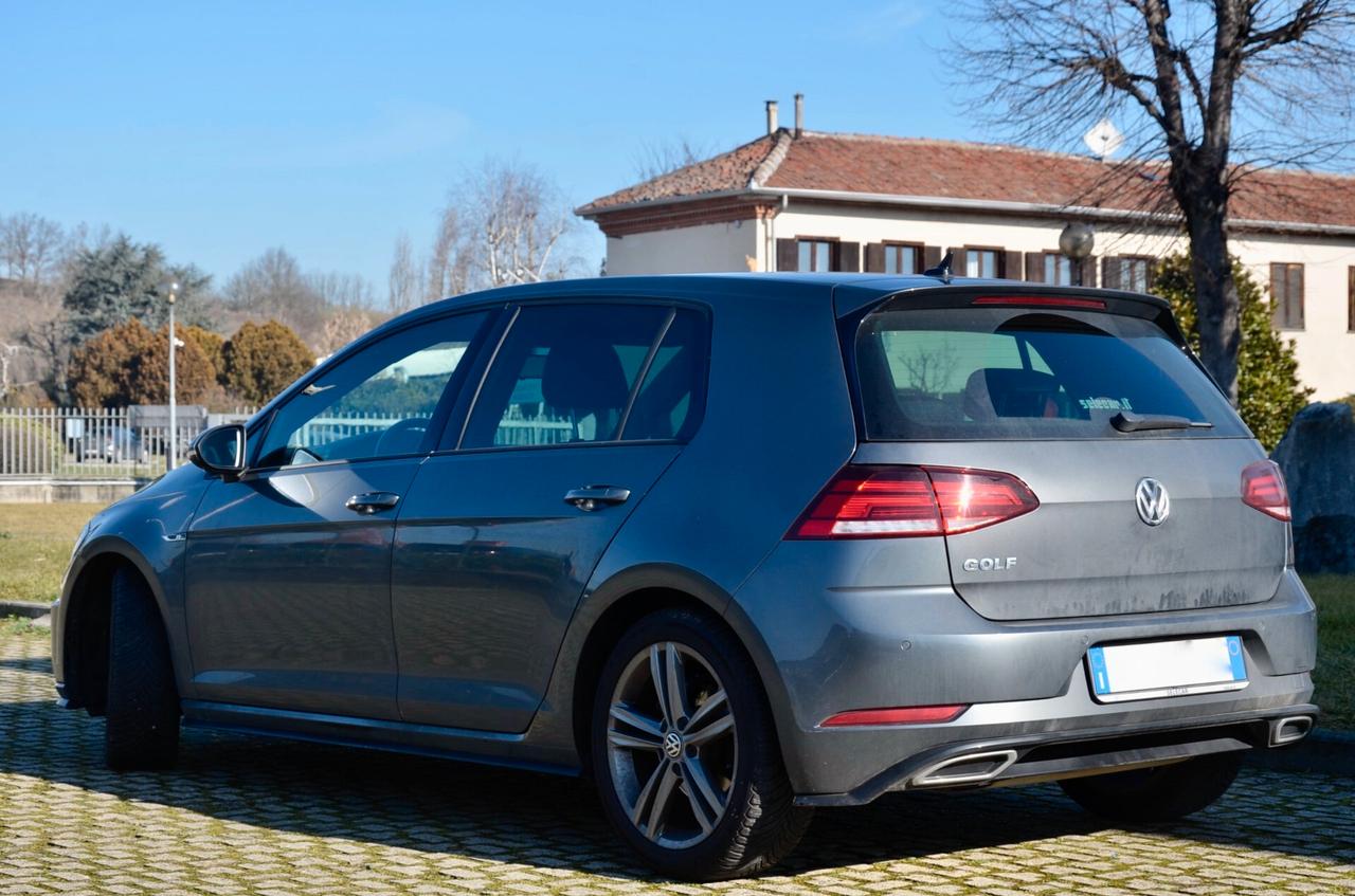 VOLKSWAGEN GOLF 5p 1.0 TSI R-LINE INT-EXT 115cv MANUALE, GARANZIA UFF VW, TUTTI SERVICE UFF VW, OK NEOPATENTATI, UFF ITALIANA, EURO 6D, 17", PERMUTE