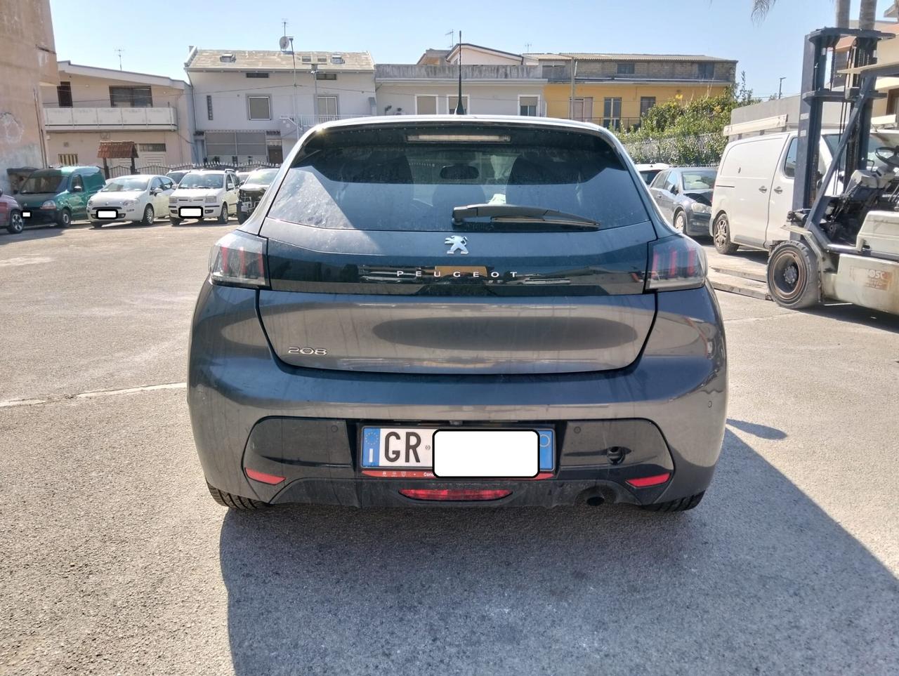 Peugeot 208 1.2 Benzina 100cv 2020 SINISTRATA