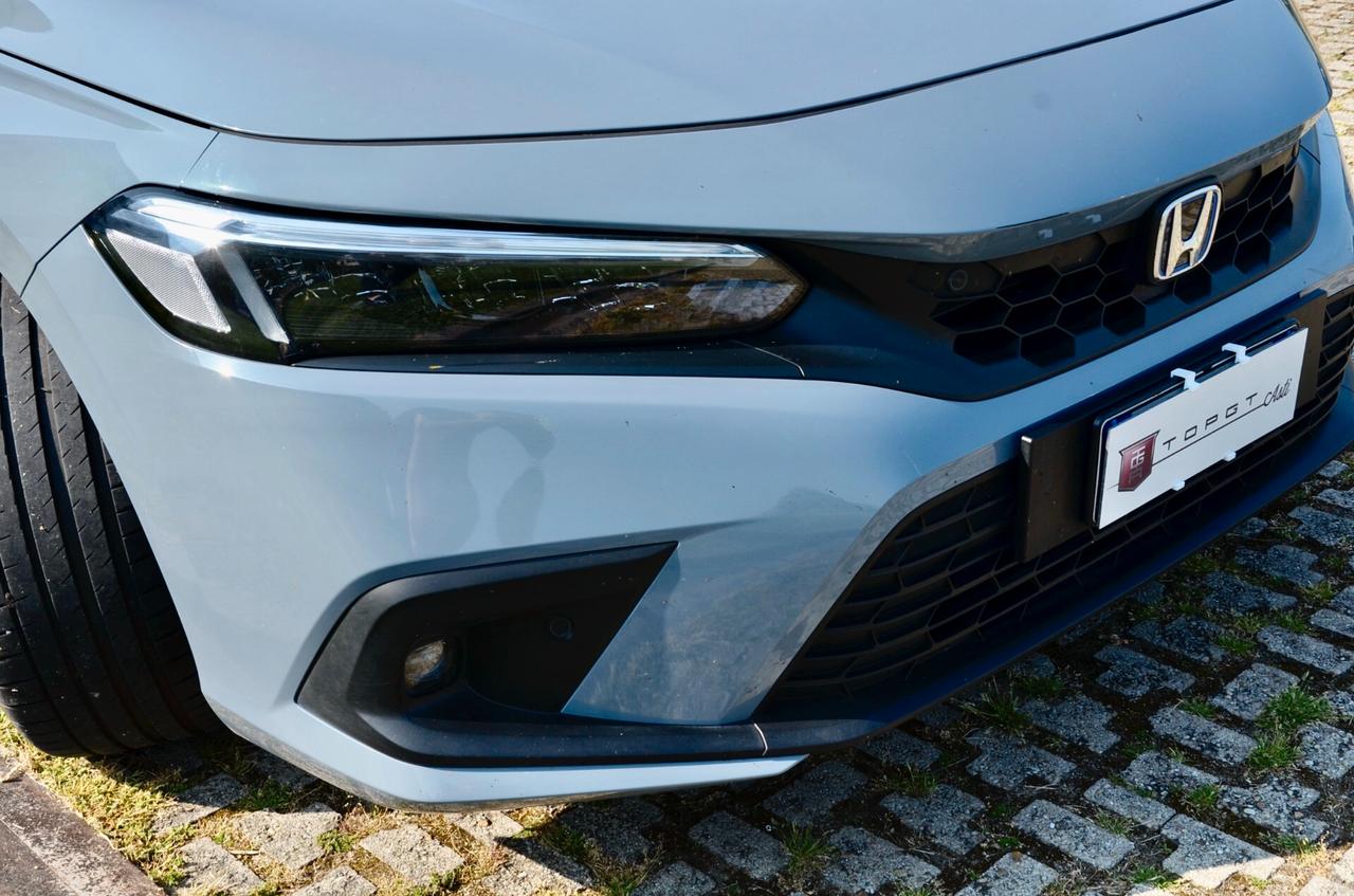 HONDA CIVIC 2.0 HEV SPORT 184cv ECVT, UNICOPROPRIETARIO, UFF ITALIANA, SERVICE HONDA, EURO 6D, FARI LED, RETROCAMERA, PERMUTE