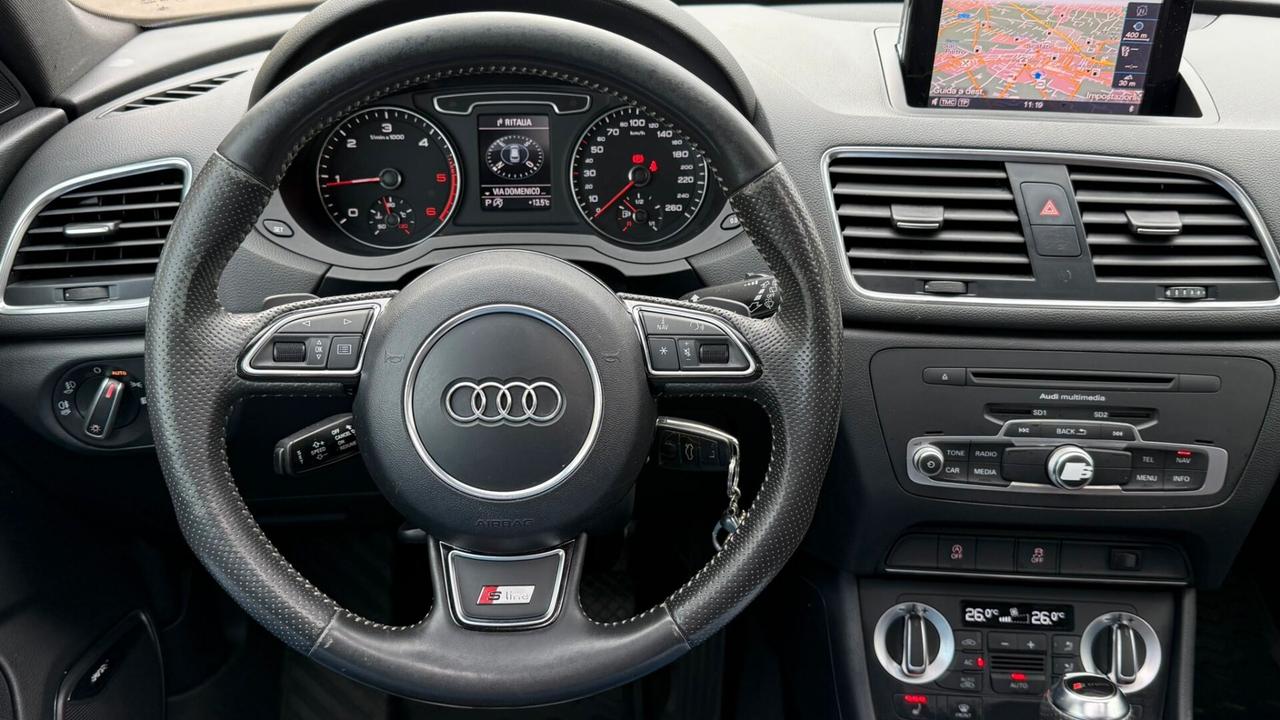 AUDI Q3 2.0TDI S-TRONIC S-LINE QUATTRO TETTO 177CV 2012