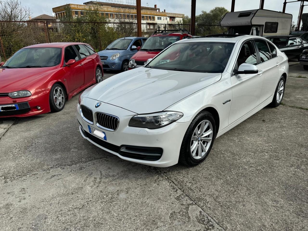 Bmw 520d luxury bianco perla