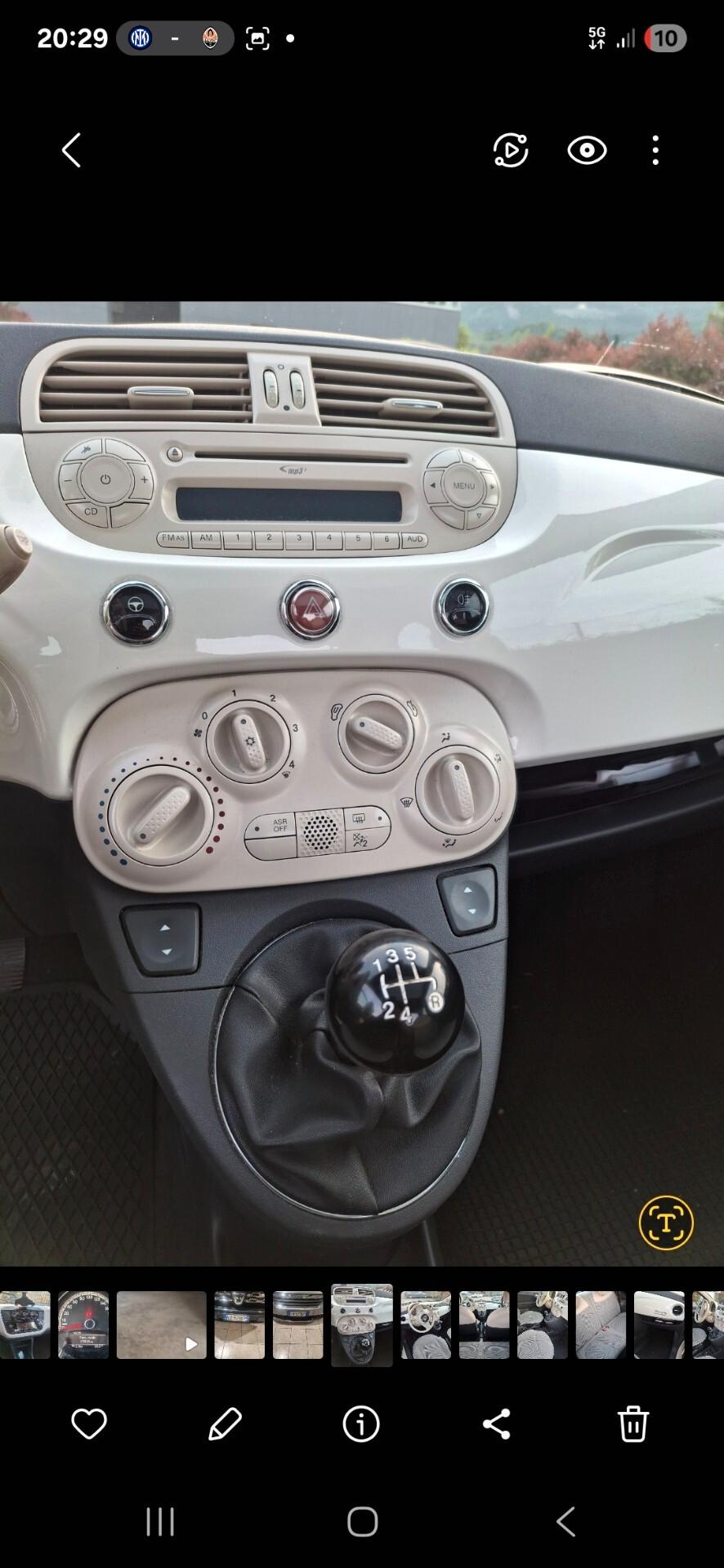 Fiat 500 1.2 Lounge 2014 tetto panoramico