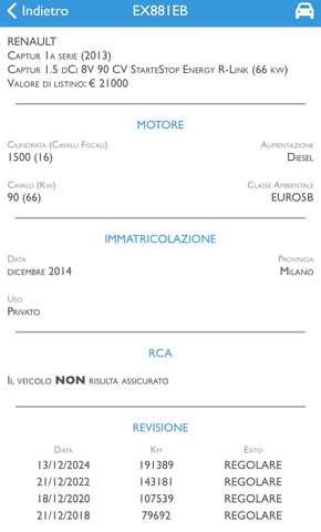 Renault Captur 1.5 dci 90cv energy R-Link NEOPATENTATI