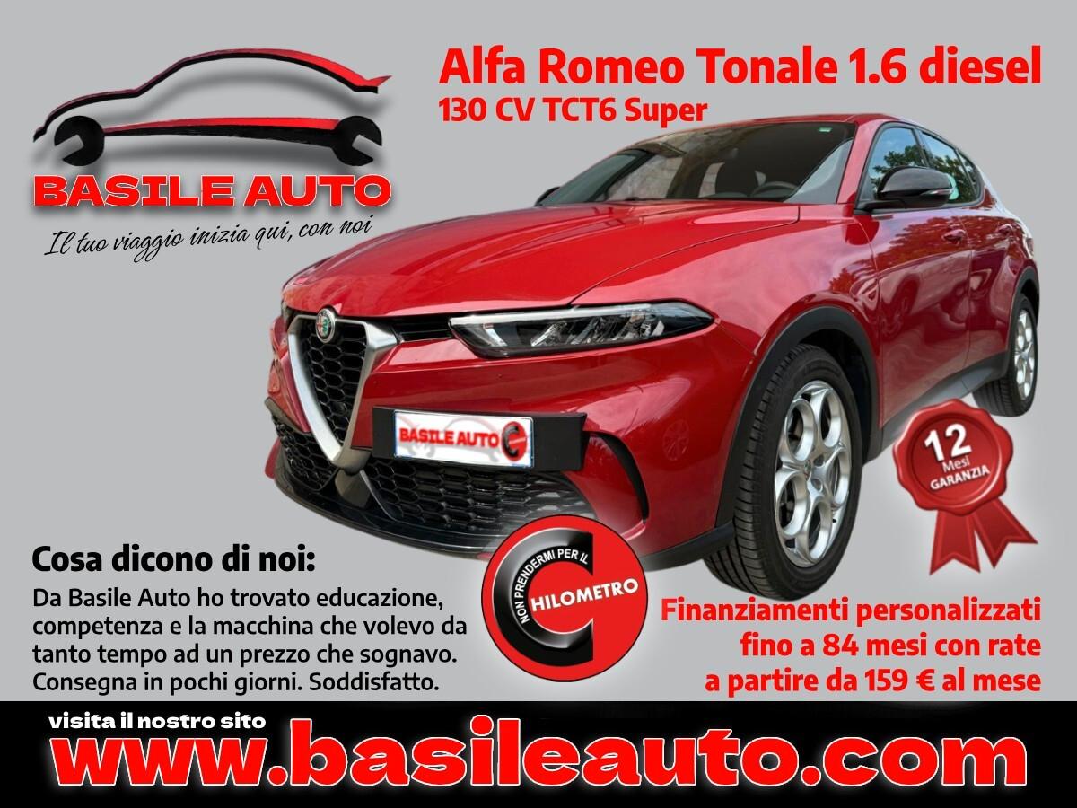 Alfa Romeo Tonale 1.6 diesel 130 CV TCT6 Super