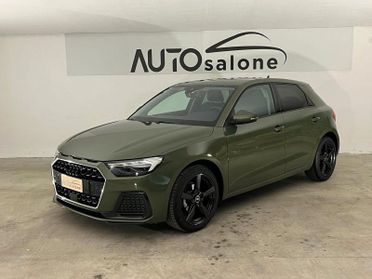 Audi A1 Sportback 25 1.0 tfsi 95cv Identity Black*GARANZIA 11/2028-KM 100.000