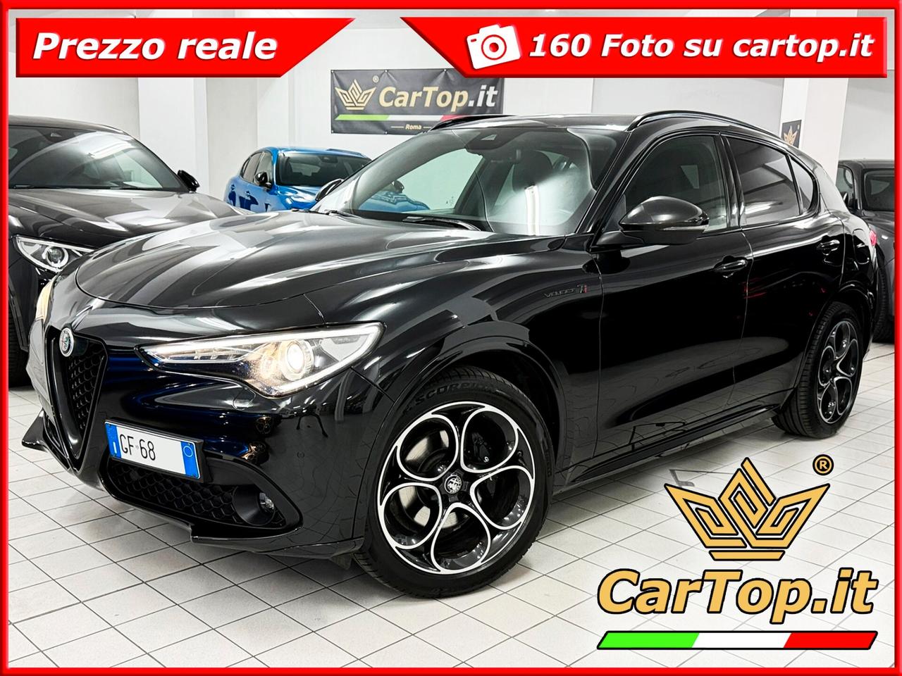 Alfa Romeo Stelvio 2.2 TD 210 CV VELOCE Ti DISTRIBUZIONE OK CARBONIO