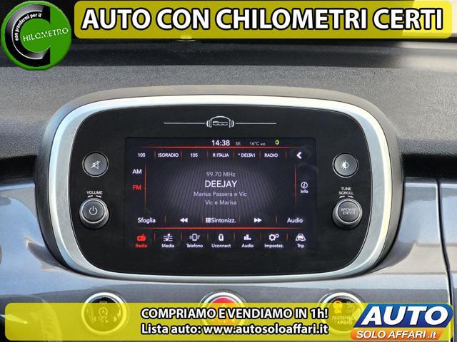 FIAT 500X 1.3 MJT 95CV EU6B NEOPATENTATI/CAMERA/TOUCH