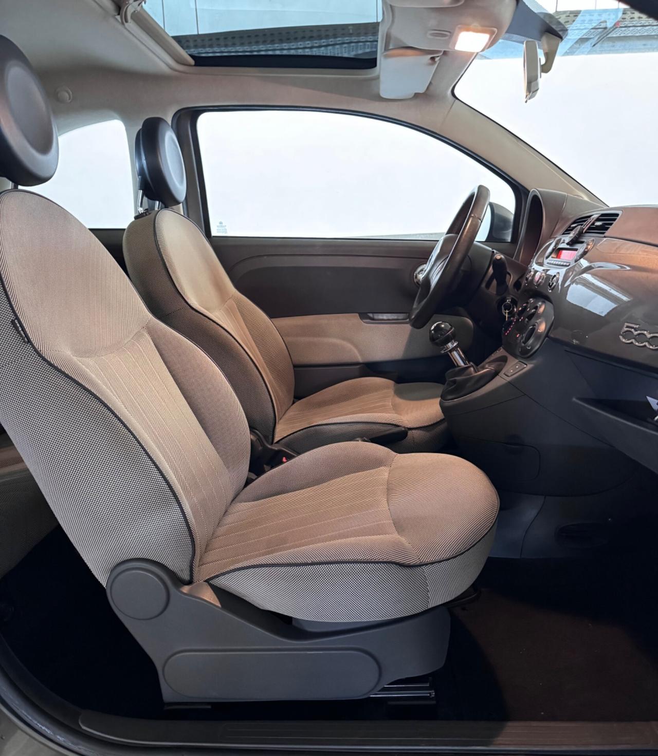 Fiat 500 Lounge–Km Certificati–Euro6B